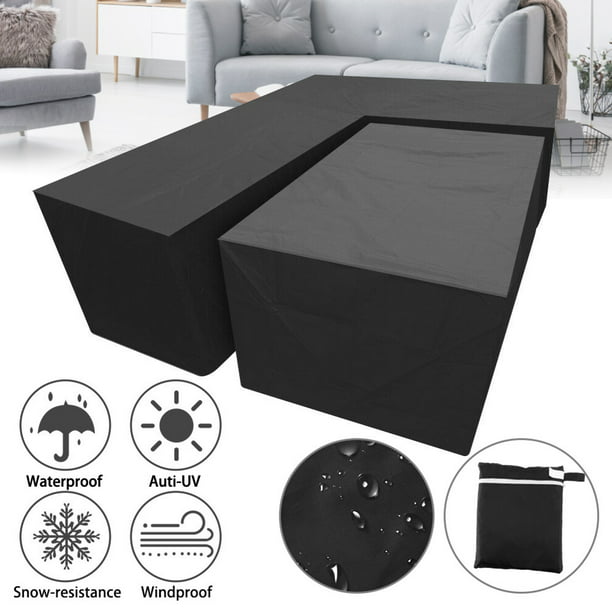 Outdoor Furniture Cover Weatherproof Loveseat Protector Black Khomo Gear X-Large